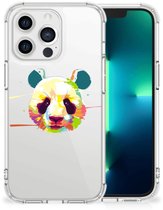 Etui en silicone Etui pour téléphone Apple iPhone 13 Pro avec bord transparent couleur Panda