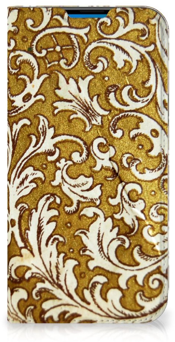 Telefoon Hoesje iPhone 14 Pro Max Barok Goud