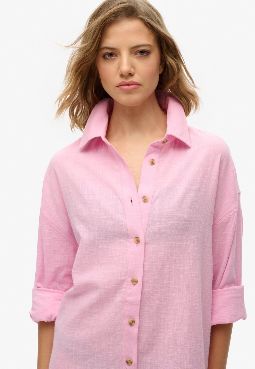 Superdry - Lang Ibiza-strandoverhemd - Dames - Shirts