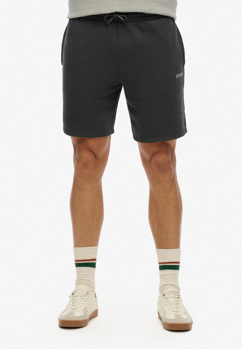 Superdry Short met micrologo Heren Korte broeken Zwart