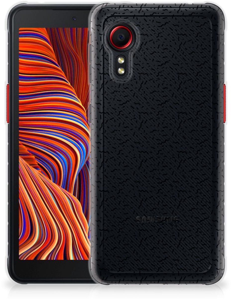 Back Cover voor Samsung Galaxy Xcover 5 TPU bumper Stripes Dots