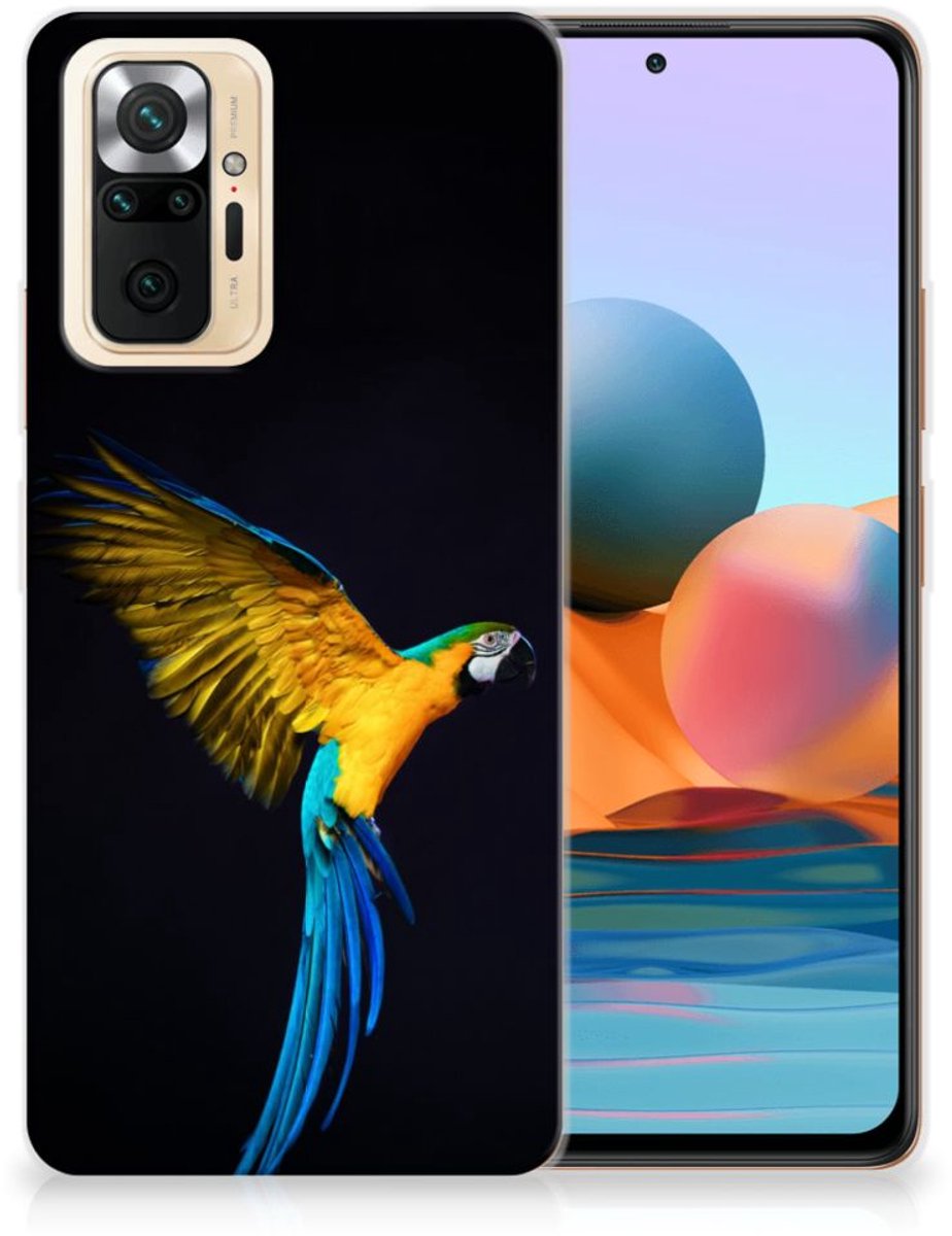 Xiaomi Redmi Note 10 Pro TPU Hoesje Papegaai