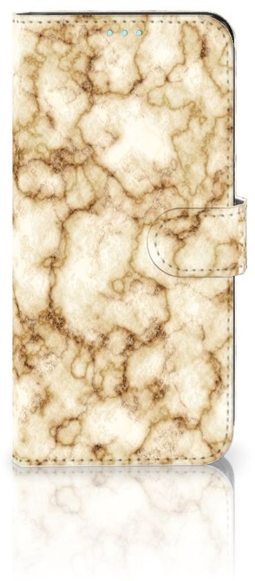 Couverture de livre OPPO A76 | A96 Coque Smartphone Marbre Or