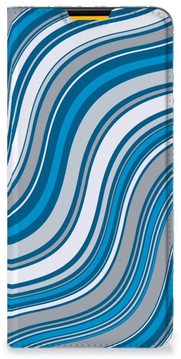 Samsung Galaxy M52 Hoesje met Magneet Waves Blue