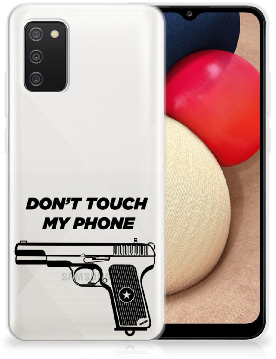 Samsung Galaxy A02s Silicone-hoesje Pistol DTMP