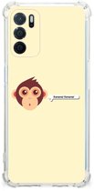 OPPO A16 | A16s | A54s Stevig Bumper Hoesje Monkey
