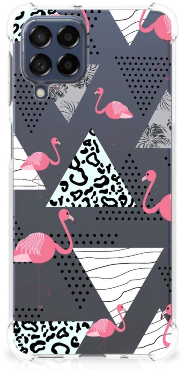 Samsung Galaxy M53 Case Anti-shock Flamingo Triangle