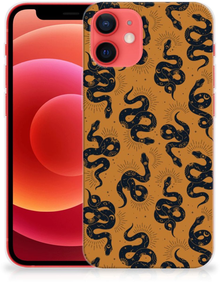 TPU Hoesje voor iPhone 12 Mini Snakes