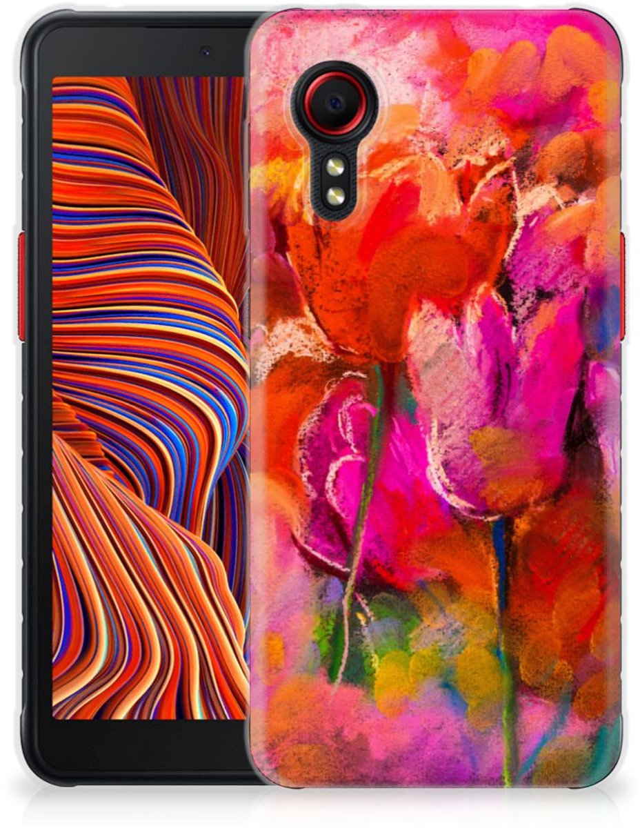 Hoesje maken Samsung Galaxy Xcover 5 Tulips
