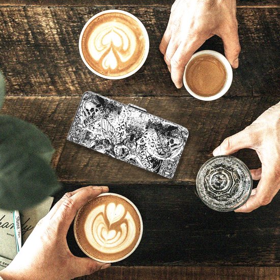 Coque de téléphone Nokia G11 | Portefeuille G21 Book Case Skulls Angel