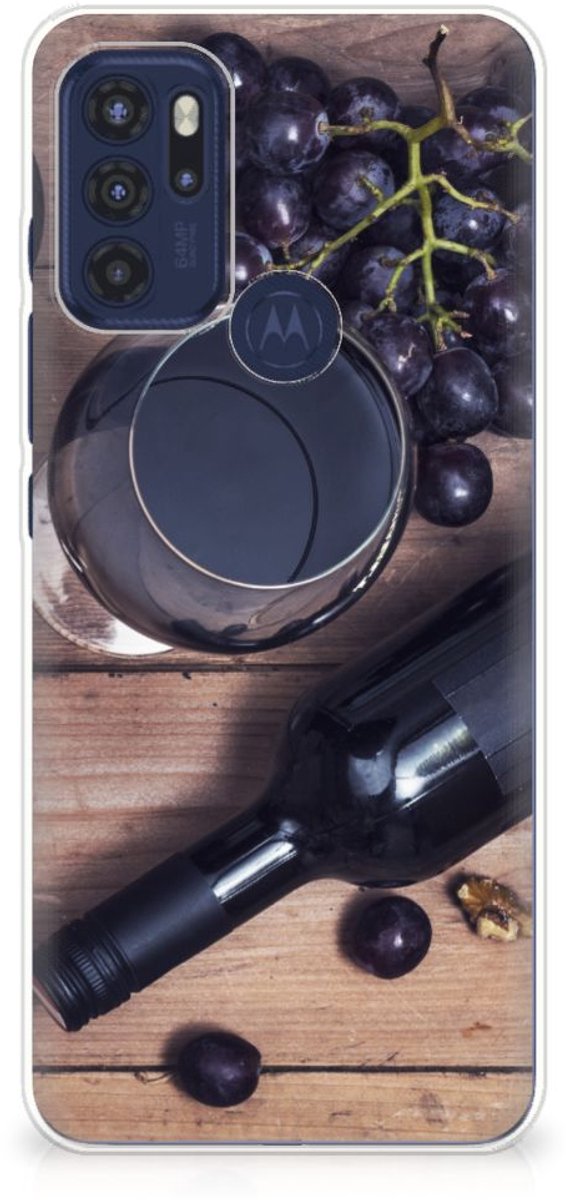 Motorola Moto G60s Siliconen Case Wijn