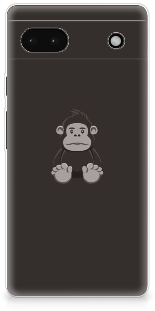 Google Pixel 6A Telefoonhoesje met Naam Gorilla