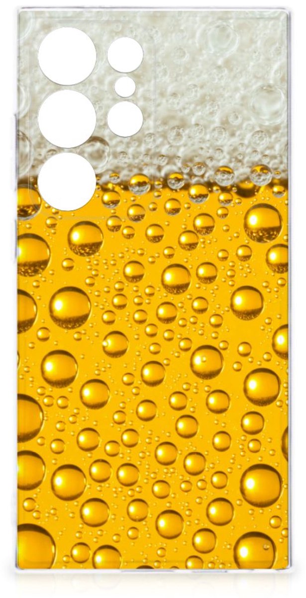 Samsung Galaxy S24 Ultra Siliconen Case Bier