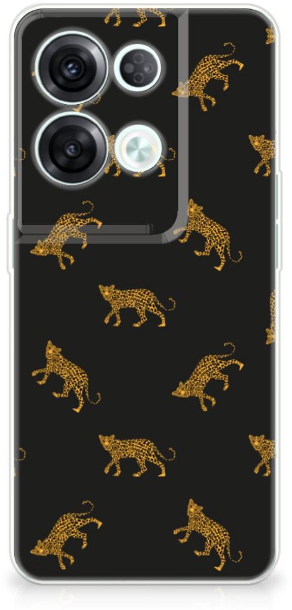 TPU Hoesje voor OPPO Reno8 Pro Leopards