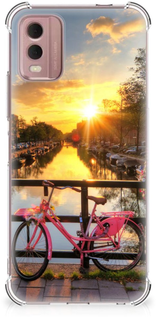 Nokia C32 Telefoonhoesje met valbescherming Amsterdamse Grachten