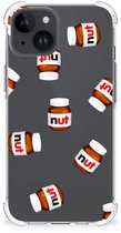 Extreme Case Compatible avec iPhone 15, coque de téléphone portable avec bord transparent, pot à noix