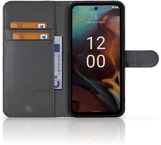 Tenphone Etui Coque pour Nokia XR21 Portefeuille Chiens