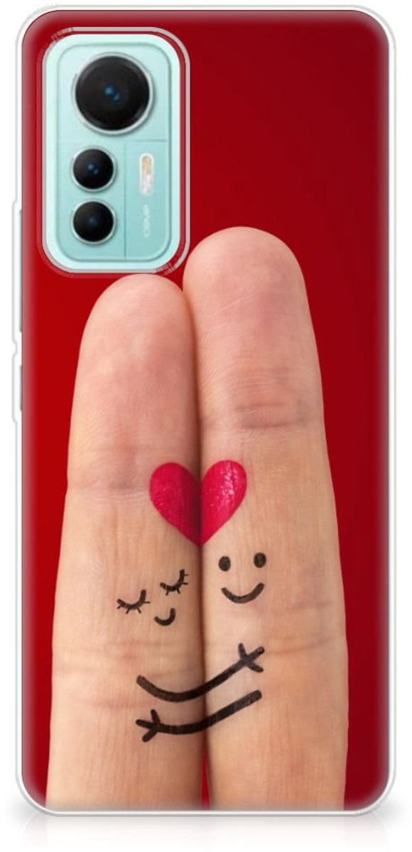Xiaomi 12 Lite Silicone Back Cover Liefde - Origineel Romantisch Cadeau
