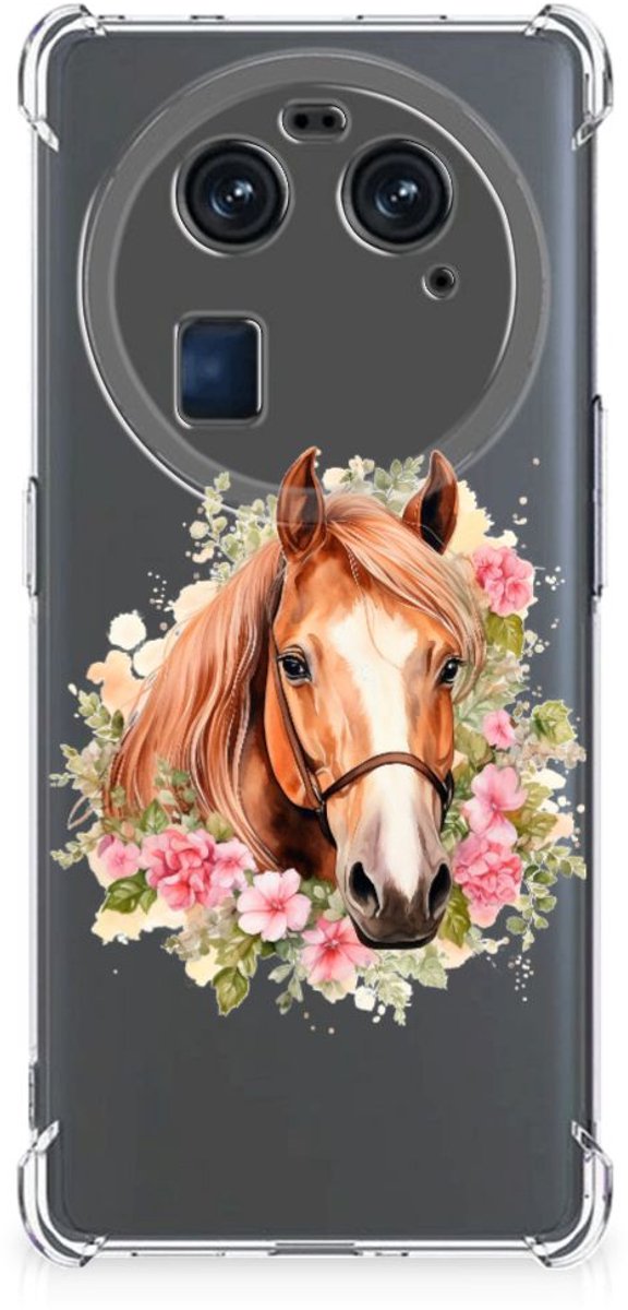 Case Anti-shock voor OPPO Find X6 Paard