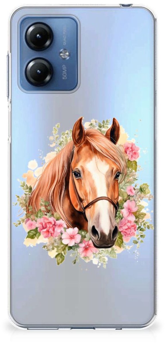 TPU Hoesje voor Motorola Moto G14 Paard