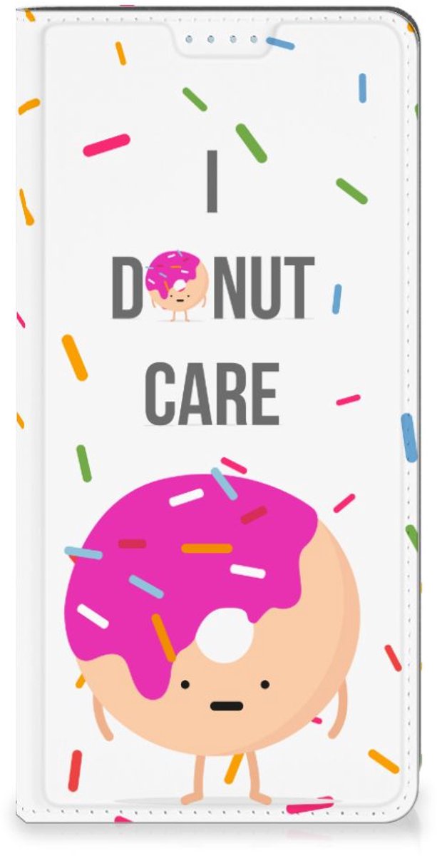 Motorola Moto G72 Flip Style Cover Donut Roze