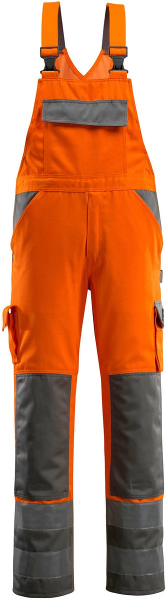 Mascot Safe Compete Amerikaanse overall met kniezakken 07169-860 - hi-vis oranje/antraciet - C44 - 82