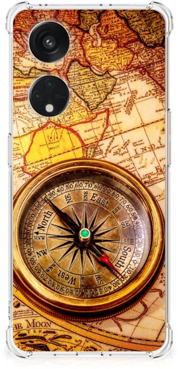 OPPO A98 Telefoonhoesje met valbescherming Kompas
