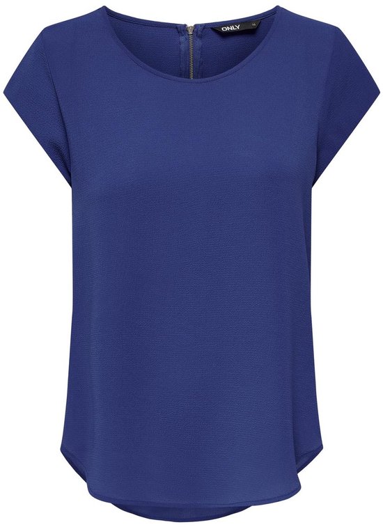 ONLY ONLVIC S/S SOLID TOP NOOS WVN Dames Top - Surf The Web