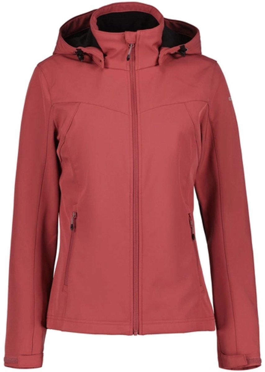 Jas Icepeak Women Brenham Softshell Jacket Carmine Rood