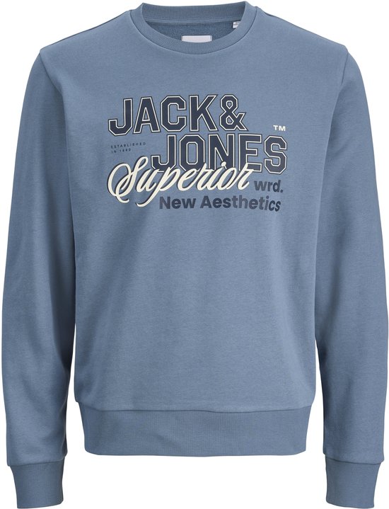 JACK & JONES Jjebradley Sweat Crew Noos, Blue Mirage, S