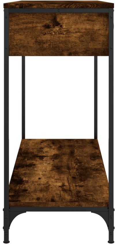 vidaXL-Wandtafel-100x34,5x75-cm-bewerkt-hout-gerookt-eikenkleurig