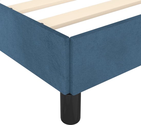 vidaXL Bedframe met Gevoerd Hoofdgedeelte Lichtgrijs 90 x 200 cm