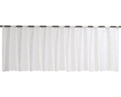 Elbersdrucke Bistro Gordijn Membran 45x160 cm wit semi-transparant