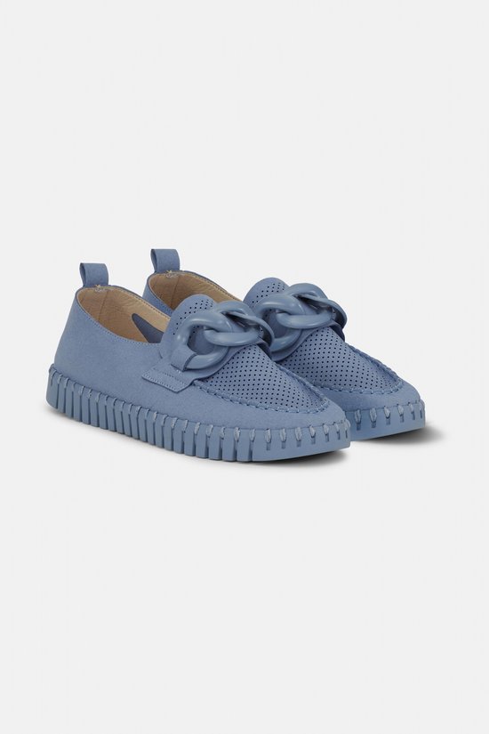 Mocassins Tulip Ilse Jacobsen bleu Microfibre - Femme - Taille 41