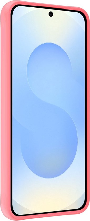 Coque Compatible avec Samsung S25 Plus Coque Siliconen Case Cover - Coque Compatible avec Samsung Galaxy S25 Plus Case Cover Case - Rose Clair