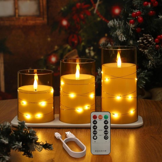 Buiten-lichtketting Sterren met LED's, 40-lamps
