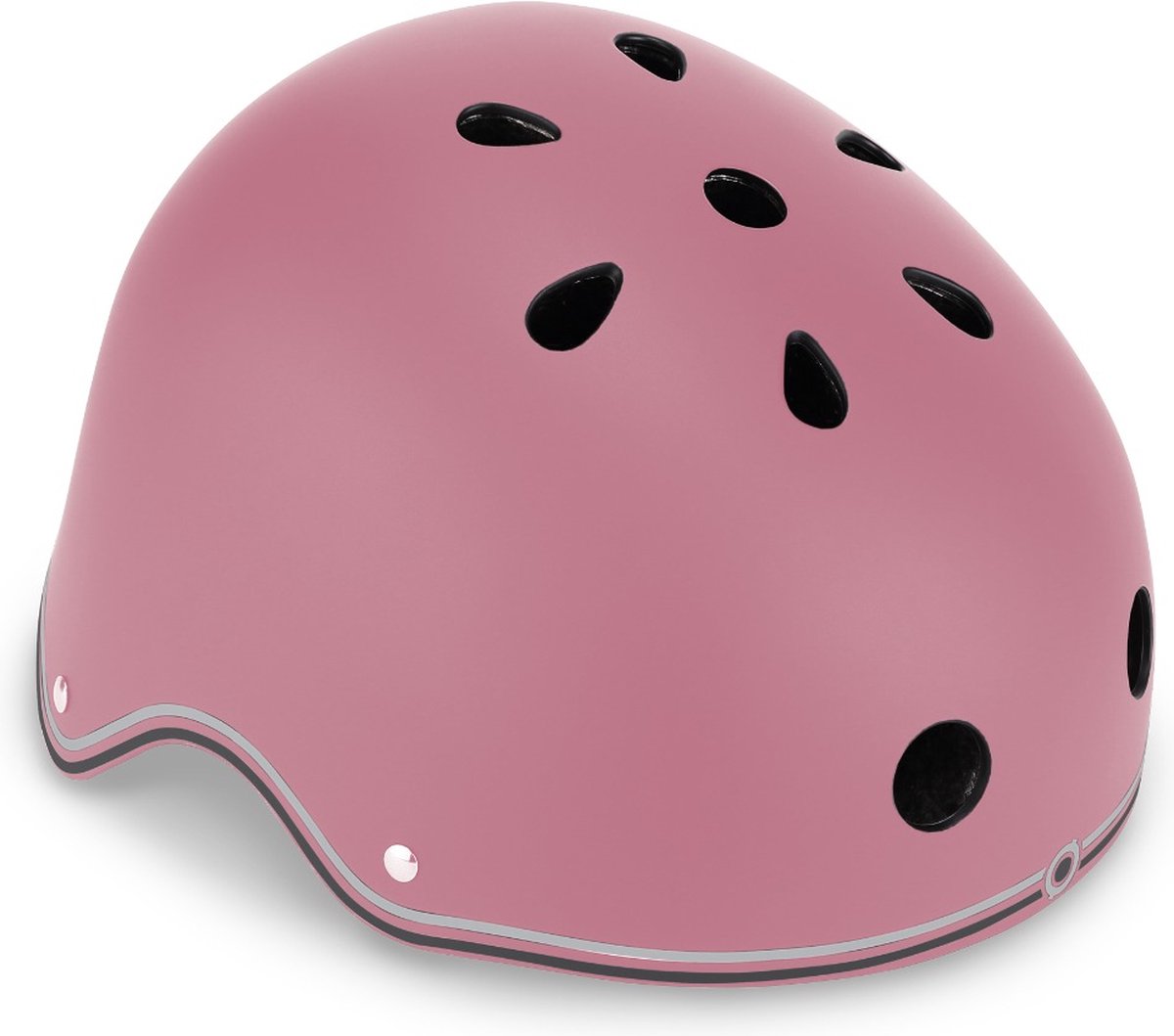 Helm Globber Helm Primo Pastel – LED verlichting ABS helm met EPS schuim verstelbaar XS-S 48-53cm Roze