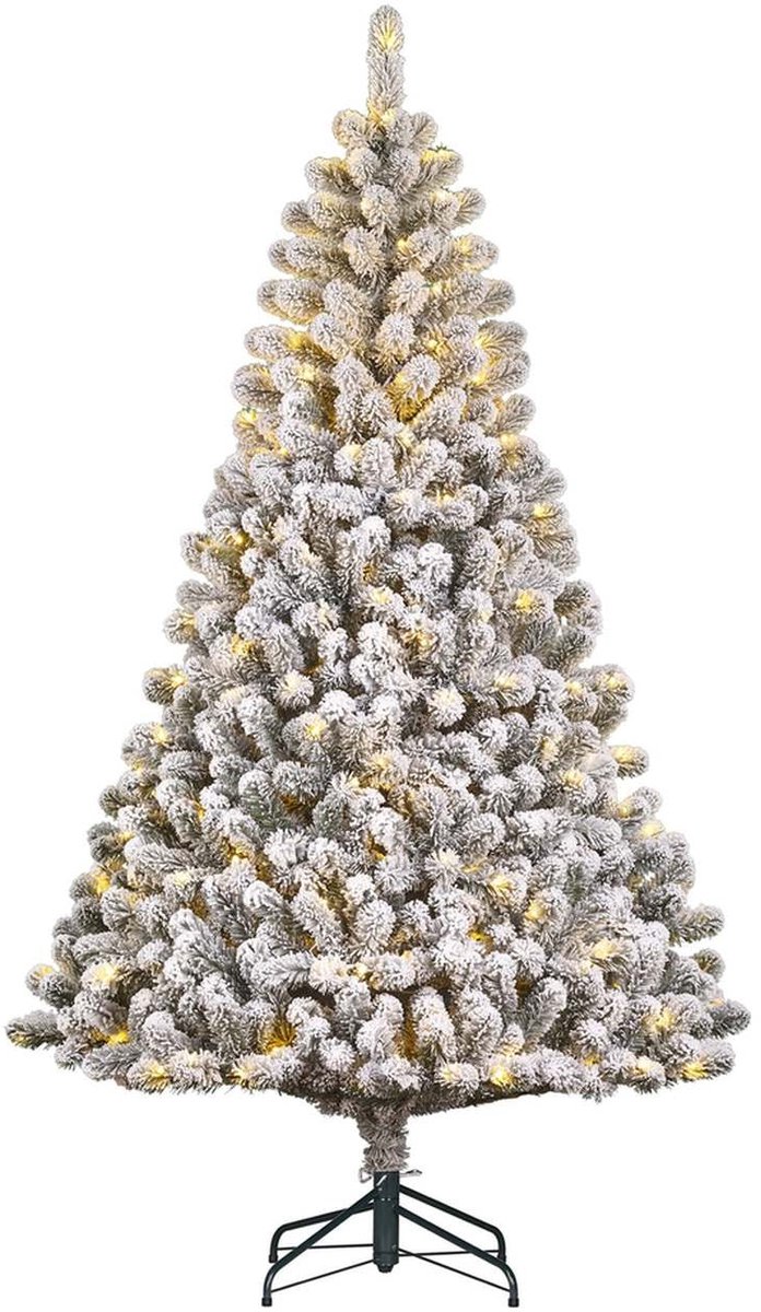 Black Box Trees Kunstkerstboom Charlton - 76x76x120 cm - PVC - Besneeuwd,Groen
