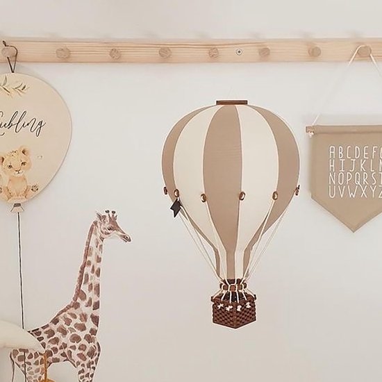 Super Balloon Luchtballon - beige en ecru (Klein) — afbeelding 4