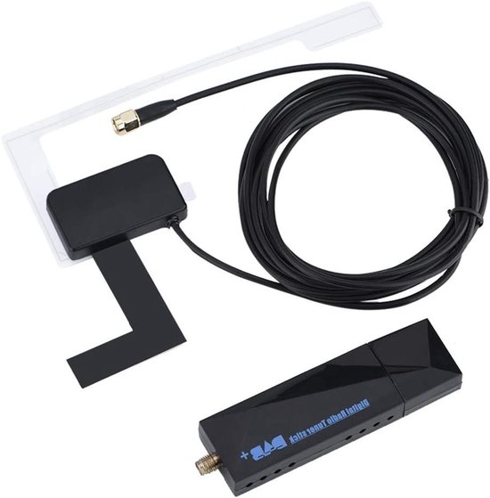 Ricevitore DAB+ Per Autoradio - Sintonizzatore Digitale Con Antenna, USB 2.0