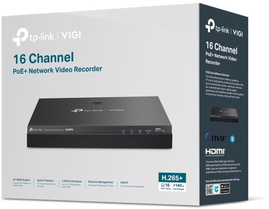 TP-Link - VIGI NVR2016H-16MP - Netwerkvideorecorder van TP-Link — afbeelding 4