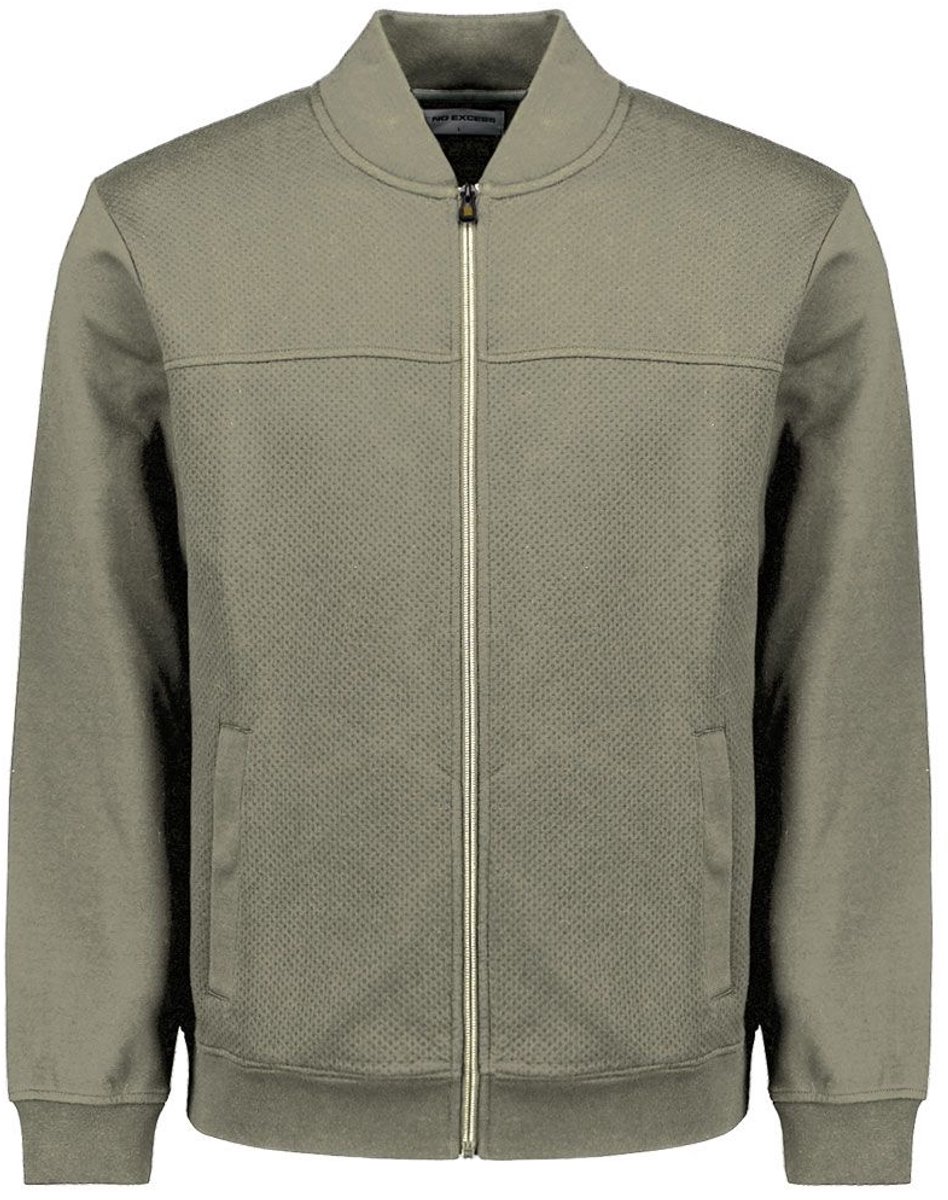 Sweater met volledige ritssluiting