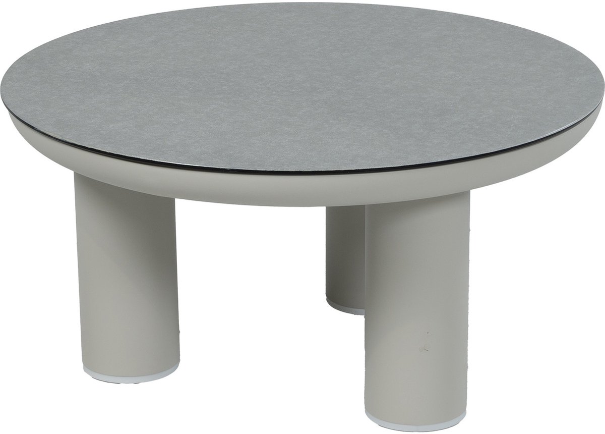 Loungetafel Porto 60øcm | Naturel & Ceramic Brono