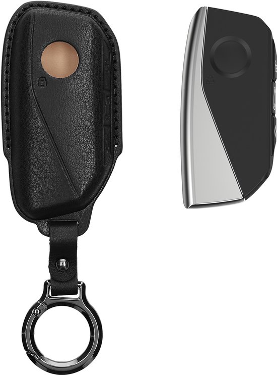 Kwnobile Autoschlüssel Hülle Für BMW - Silikon Cover In Silber Matt