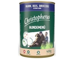 Christopherus hondenmenu senior 6x400g - kip, rijst, broccoli