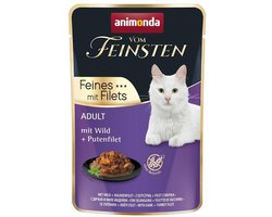 Animonda Kattenportiezakje van de fijnste Adult 18x85g - wild + kalkoen