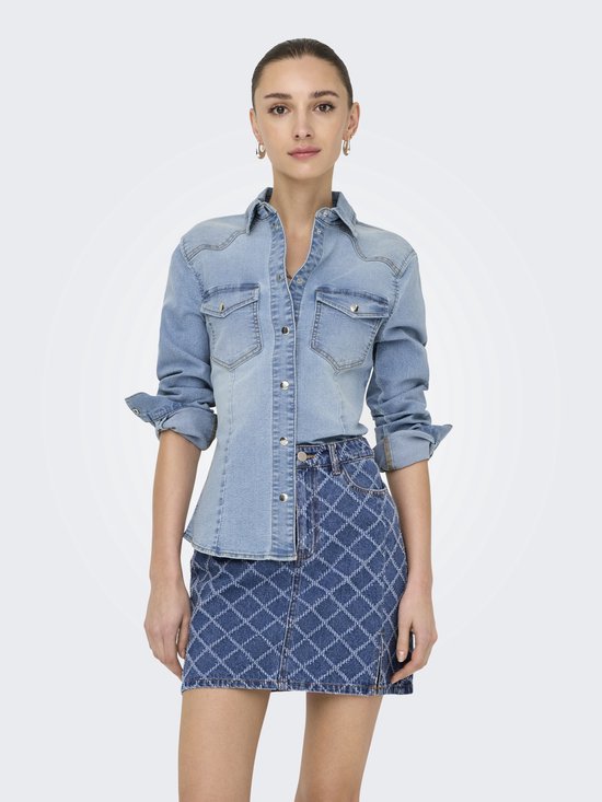 JDY - JDYMOON L/S SHIRT DNM - Dames - Blouses