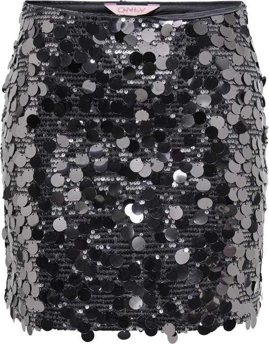 ONLY - ONLJADEL SEQUINS SKIRT WVN - Dames - Rokken
