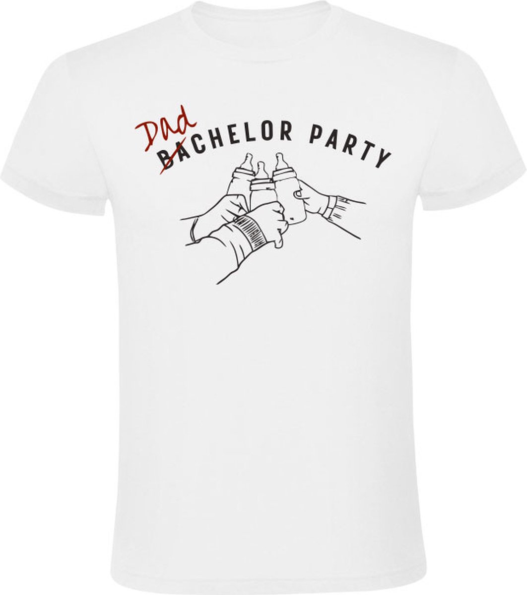 Dadchelor party Heren T-shirt -papa worden - vader - feest - baby - shirt