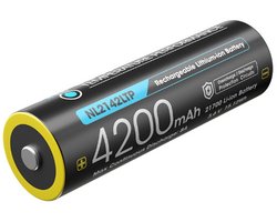 Nitecore NL2142LTP Oplaadbare 21700 Li-Ion batterij 4200mAh